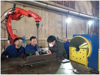 Debugging of Benda Mold Welding Robot